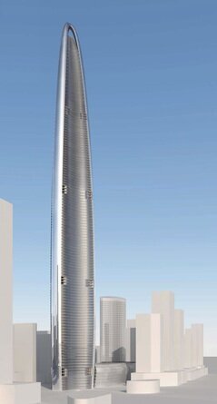 Wuhan Greenland Center Facade Access Consulting Project Wuhan, China