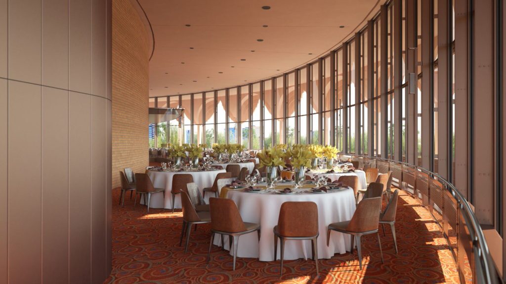 ASU Gammage Rendering Interior Day