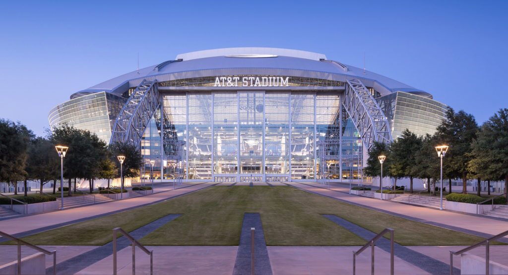 AT&T Stadium Gradated Glass Curtain Wall Project