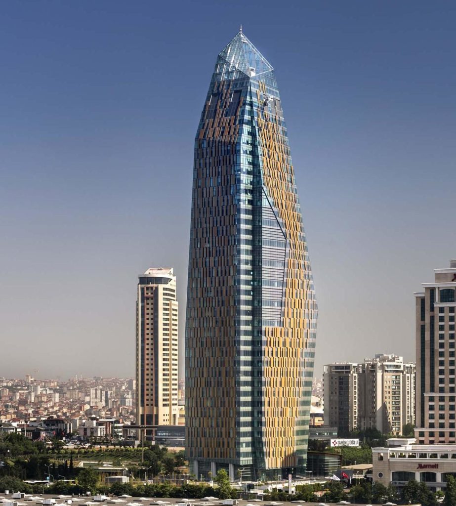 Allianz Tower Unitized Glass Curtain Wall Project