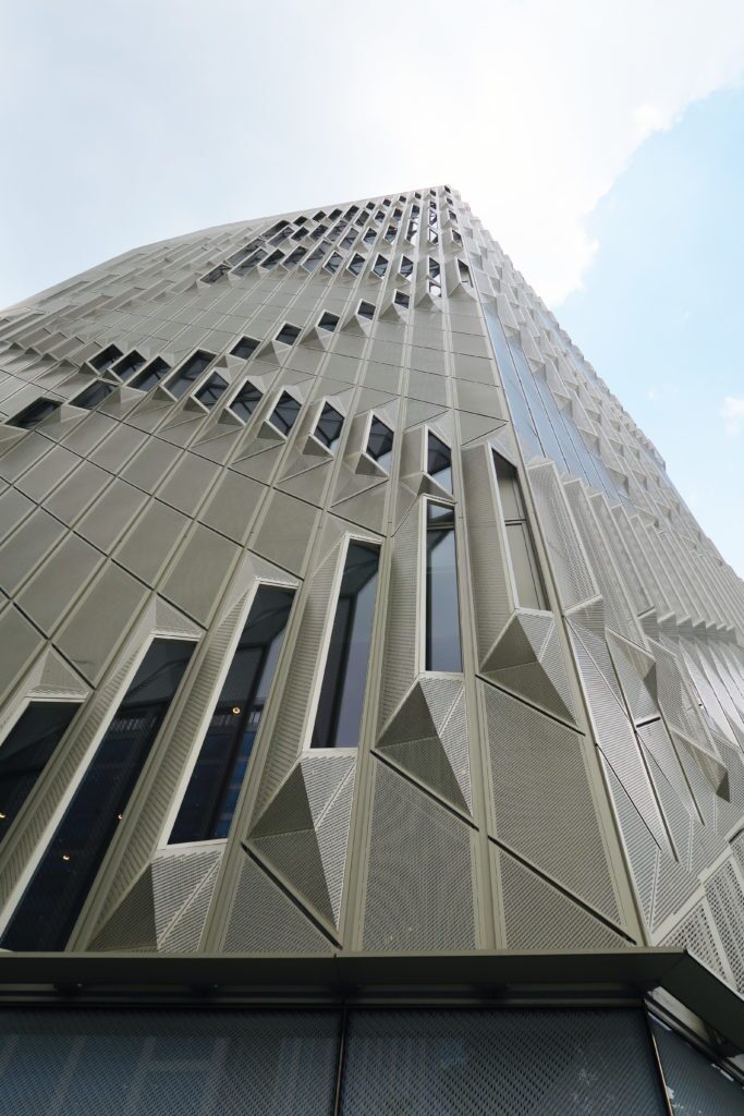 Burberry Flagship Glass Curtain Wall and Perforated Aluminum Panel Project