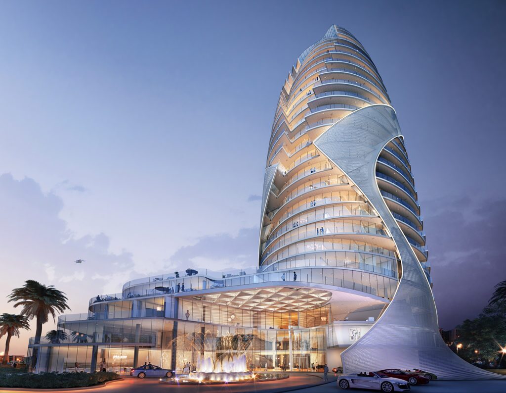 Michael Schumacher World Towers Unitized Curtain Wall Project