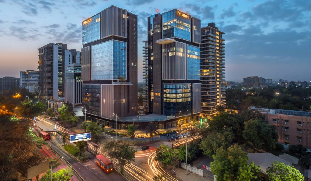 Safal Privilion Semi-Unitized Curtain Wall Project