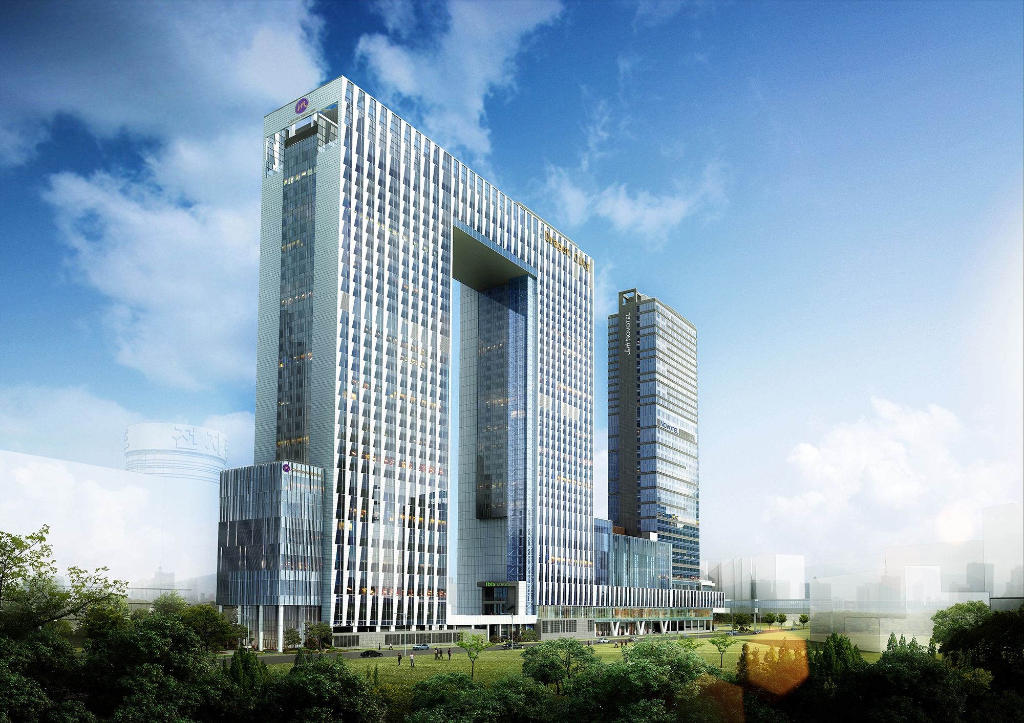 Yongsan Hotel Curtain Wall Project Seoul, Korea