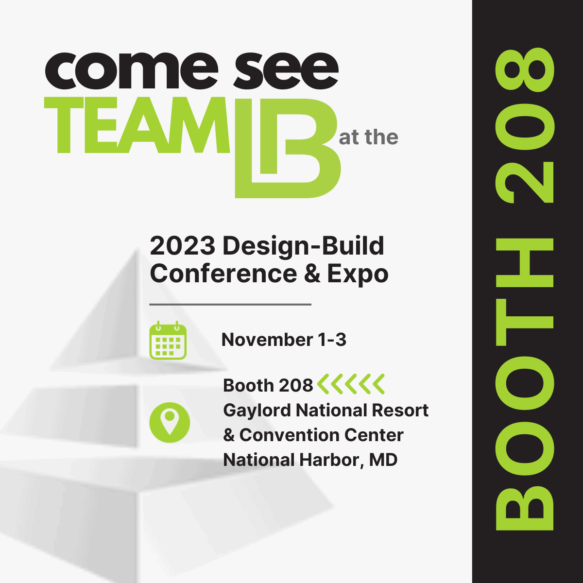 See Lerch Bates at the Design-Build Conference & Expo 2023