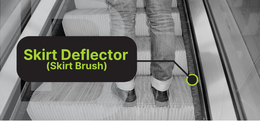 Escalator Skirt Deflector Skirt Brush