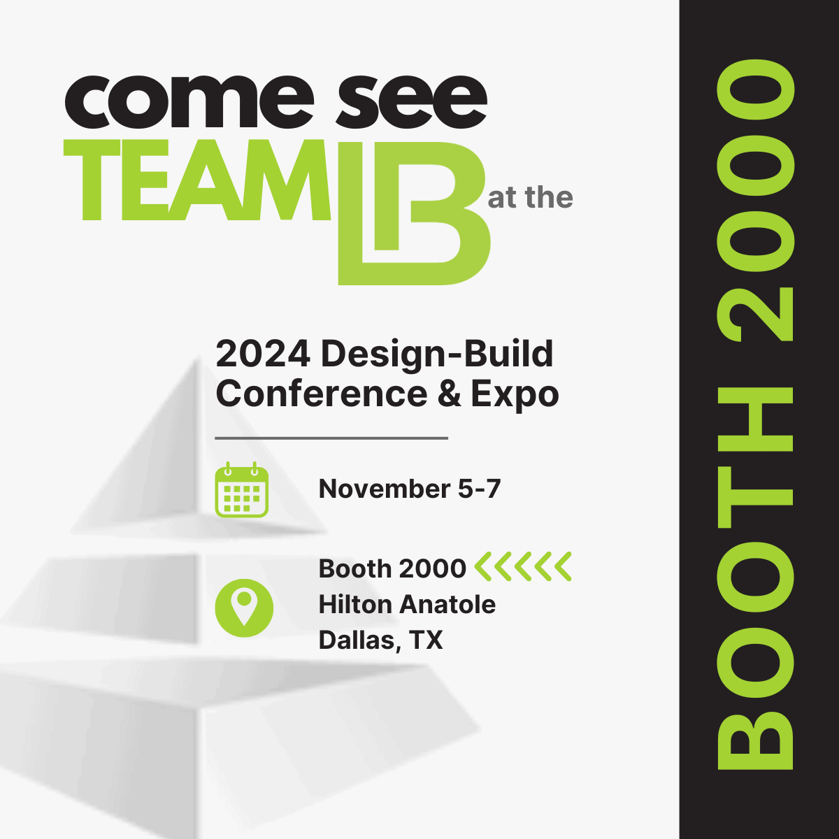 Come See Team LB at DBIA 2024
