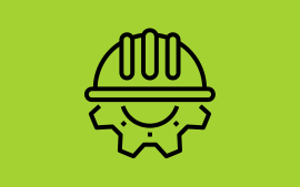 graphic of a gear and hard hat