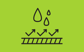 graphic demonstrating waterproofing