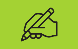 writing graphic