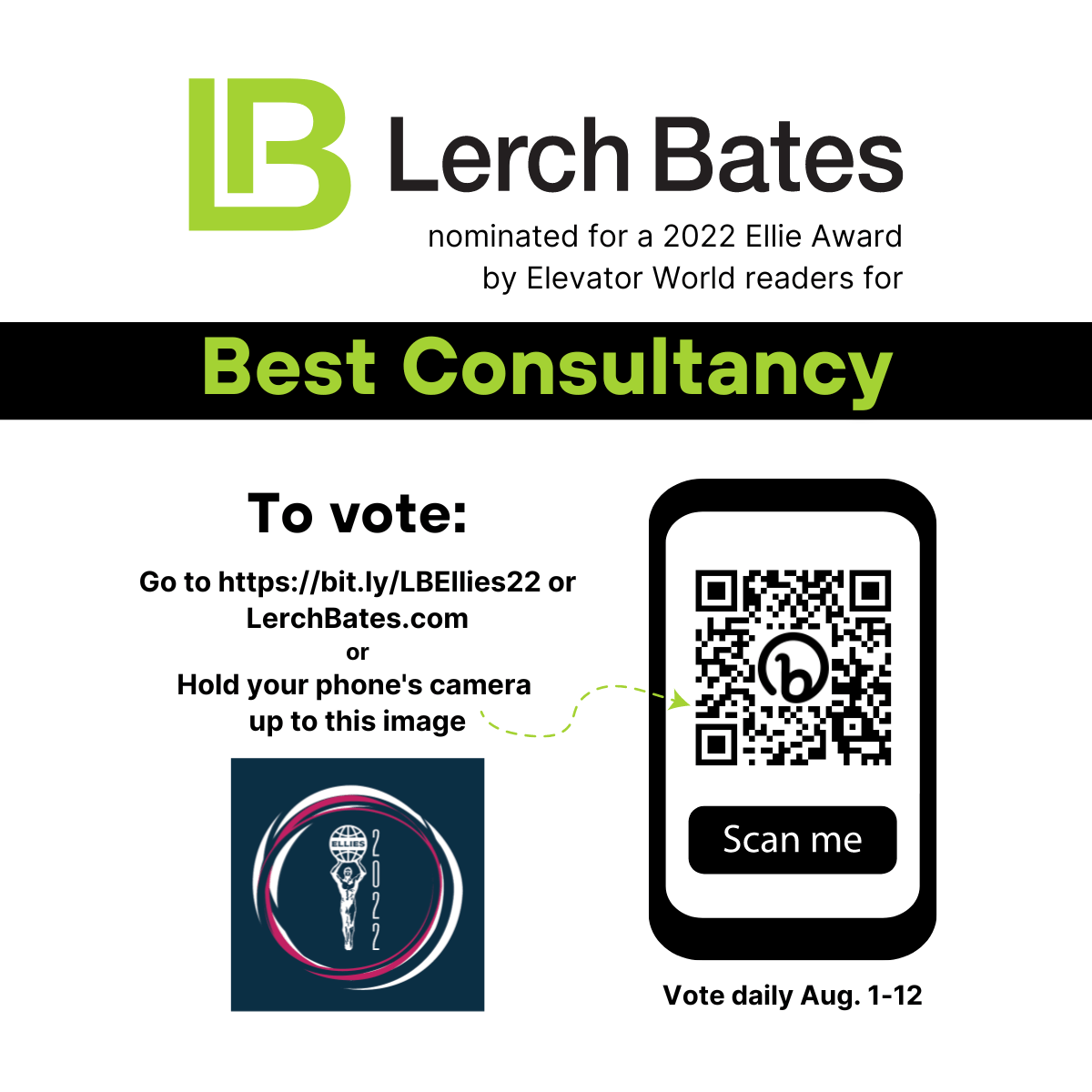 Vote Now to Help Lerch Bates Win Best Consultancy